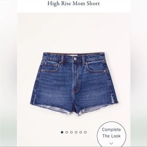 Abercrombie curve love high rise mom short